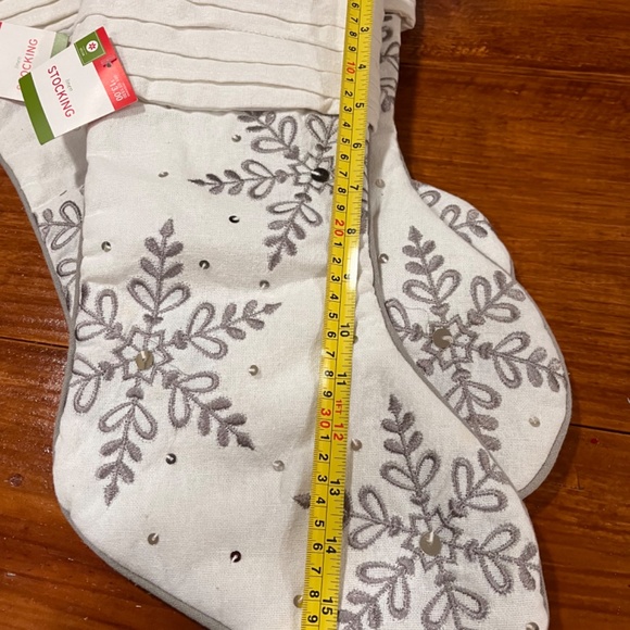 NWT Bundle of 3 Linen Embroidered & Sequined Stockings - Picture 2 of 7